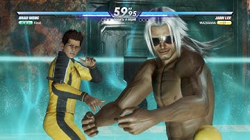 DOA6, Kinai, Brad Wong Vs Jann Lee, WAZAAAAA, Dead or Alive 6, 4k