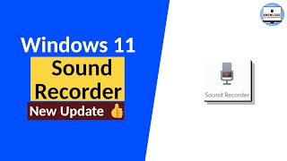 Windows 11 Voice Recorder app New Update | How to record sound windows 11 | Sound recorder Apps. screenshot 1