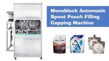 How To Use ZS-ASP2 Monoblock Automatic Spout Pouch Filling Capping Machine