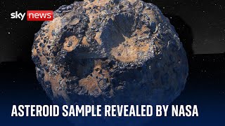 NASA reveals first sample from 4.5 billion-year-old Bennu space object
