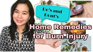 Home Remedies for Burn Injury I Do's and Dont's