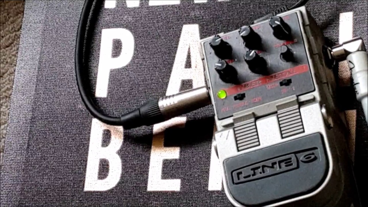 Line 6 Uber Metal Guitar Pedal Review and Demo