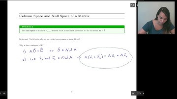 2.8 - Subspaces of R^n