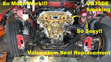 350Z VQ35DE Smoking - Valve-stem Seal Replacement Part 1
