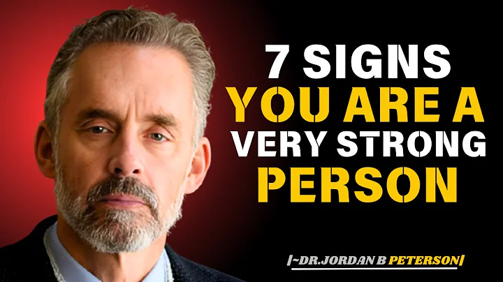 7 SIGNS YOU ARE A VERY STRONG PERSON.|DR JORDAN B PETERSON BEST MOTIVATION SPEECH.!!