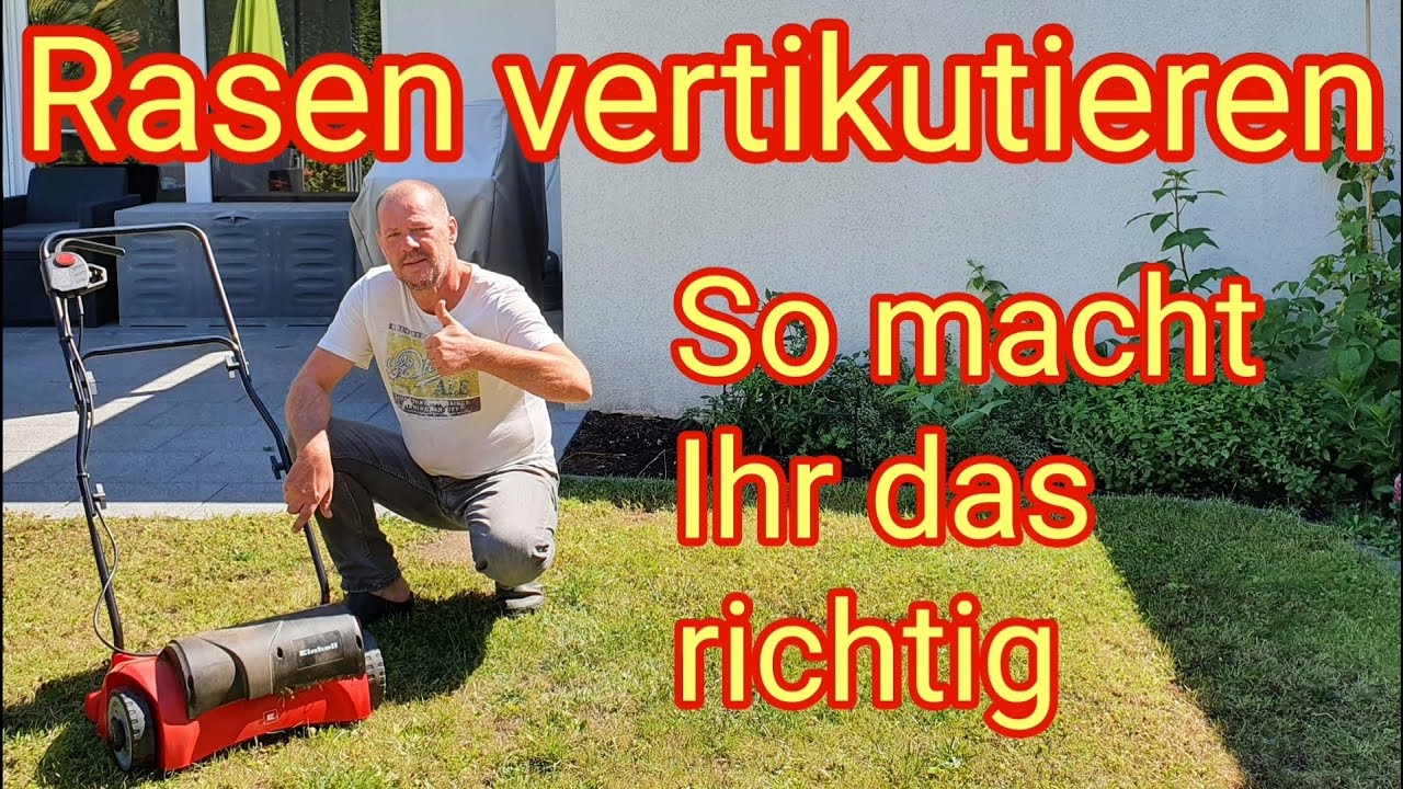 Rasen vertikutieren So macht Ihr das richtig Anleitung / Tutorial