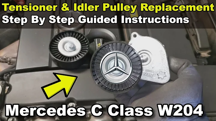 Cómo reemplazar la polea tensora y loca de la correa de transmisión en Mercedes Clase C W204