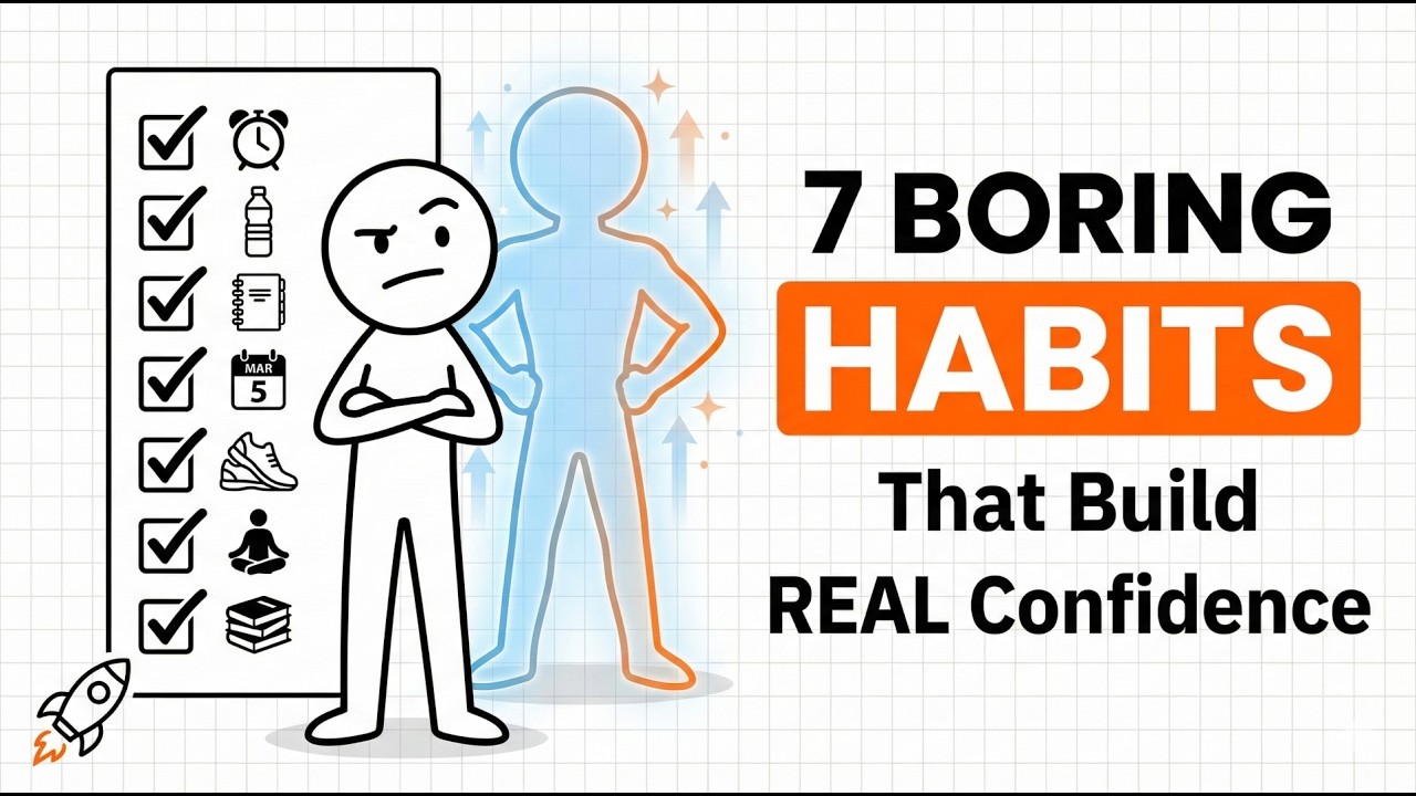 7 BORING Habits That Build Real Confidence 🚀 (Backed by Psychology)
