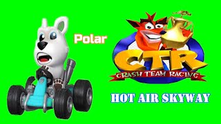 Ctr - Crash Team Racing - Polar - Hot Air Skyway