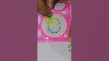 What does this pattern resemble? Magic ruler small ruler , big wisdom #2025 #shorts #spirograph