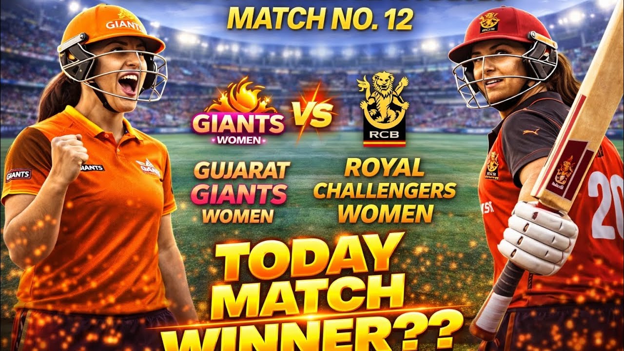 GG W Vs RCB W | Gujrat Women Vs RCB Women | Wpl today match prediction | Wpl 12th Match Predictions 