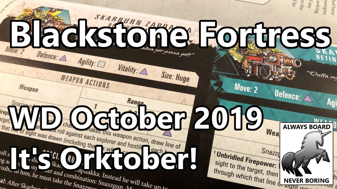 White Dwarf October 2019 Blackstone Fortress Ork Retinue Character Review - Orktober!