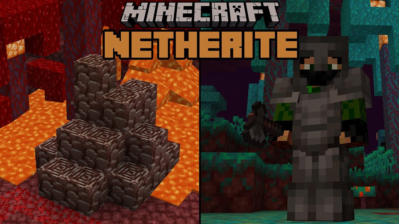Minecraft 1 16 How To Get Netherite Armor And Tools Youtube