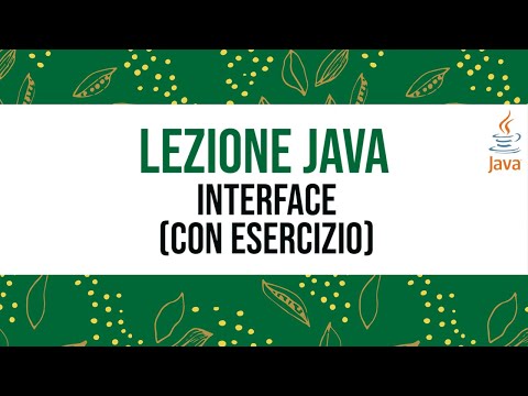 Video: Possiamo importare l'interfaccia in Java?