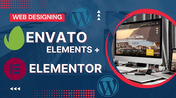 how to install and import any envato elements elementor kit in wordpress | Web designing!