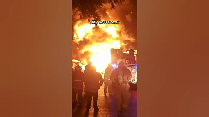 My house caught on fire:
