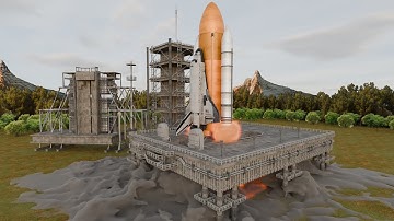 Rocket Launch 3D Animation Video By Abhijit Basak
