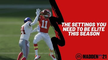 The Best Settings to Use in Madden 21| How to Have the Most Effective User Control This Season|