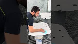 Verniciatura plastiche #verniciatura #painting #plastic #white #teammaroni #paint