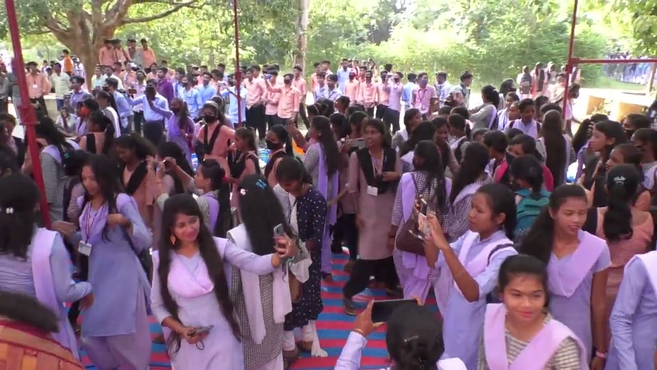 WELCOME CEREMONY OF P.S COLLEGE SAINTALA 2022// ALL STUDENT DANCING MOMENTS
