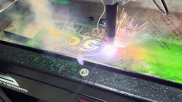 First finecut sign on STV CNC SparX Pro plasma table