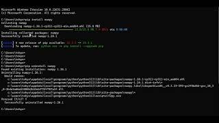 How to import modules in Python as numpy