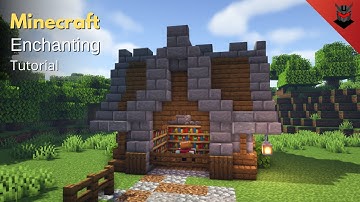 Minecraft: How to Build a Medieval Enchanting House | Enchanting House (Tutorial)