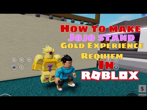 How To Make Gold Experience Requiem From Anime Jojo S Alternate Universe U 2kidsinapod - senju wood roblox