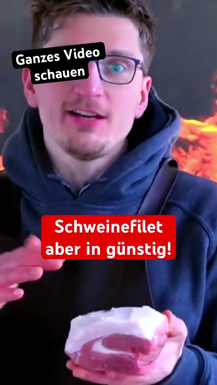 🤑Schweinefilet in GÜNSTIG💸 #shortsmitmarietta #metzger #kochen - YouTube