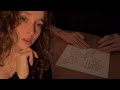 ASMR Saturday Scribble Session • 06 (close clicky inaudible whispers)