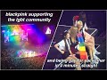 BLACKPINK supporting the LGBT community and being gay for eachother in 4 minutes straight