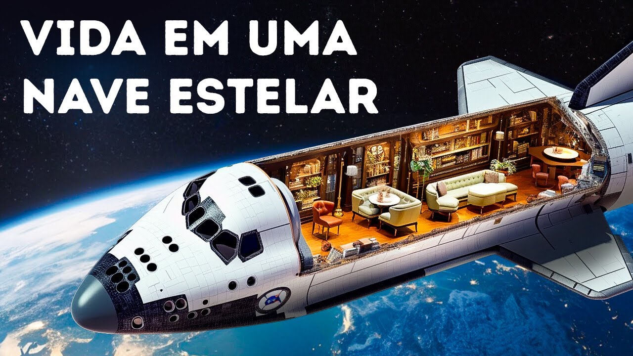 Como Será Nossa Vida em uma Nave Espacial de Verdade