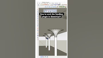 How to work the Sandbox plugin in SketchUp?! #nicetower #sketchup #sandbox
