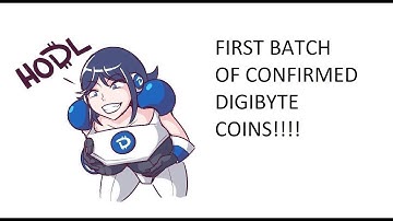 My First Batch of Confirmed Digibyte Coins!  SLOBOT1 DIGIBYTE MINING