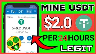 VIRAL USDT SITE 👉 CLAIM FREE $2 USDT SIGN-UP and WITHDRAW |USDT EARNING SITE |Make Money Online