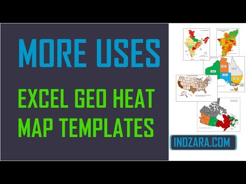 More uses of Geographical Heat Map Excel Templates