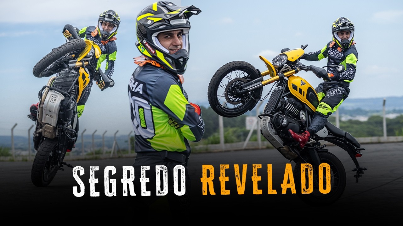 Como empinar sua moto de rua com Luquinha Wheeling!