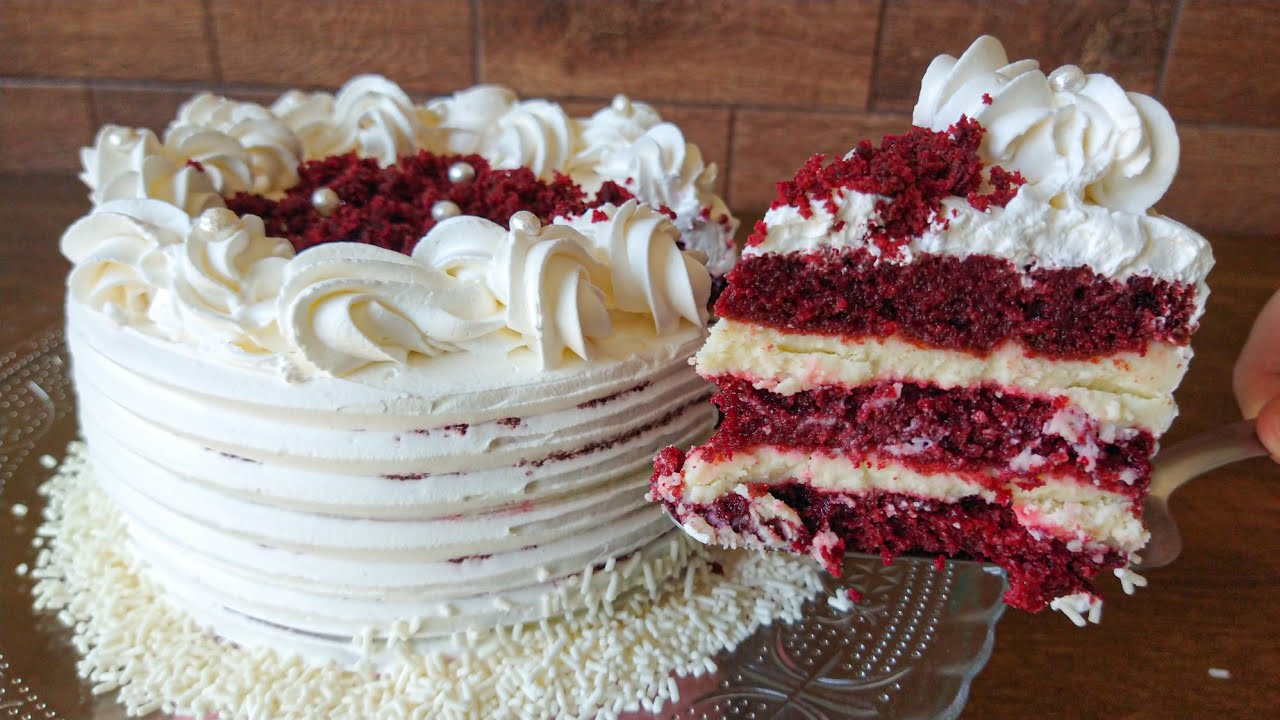 Culinária da Sara: bolo de veludo vermelho