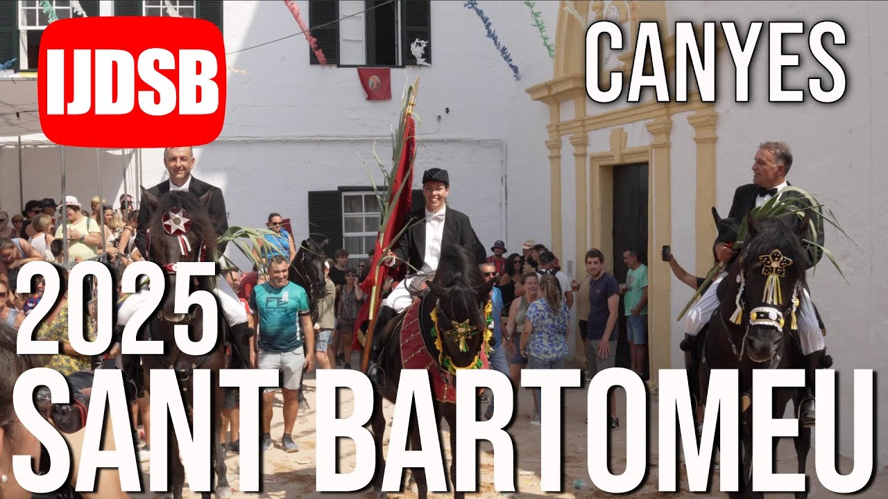 Canyes, voltes i despedides 🟡 Dia de Sant Bartomeu 2025 🐴 Ferreries 🐴 cavall de raça menorquina