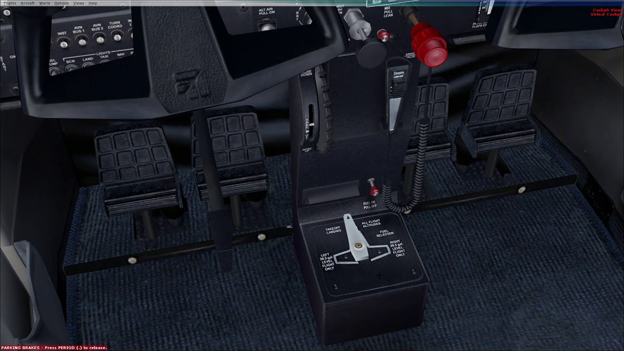Flight Simulator X, how to start up a Cessna 172. - YouTube