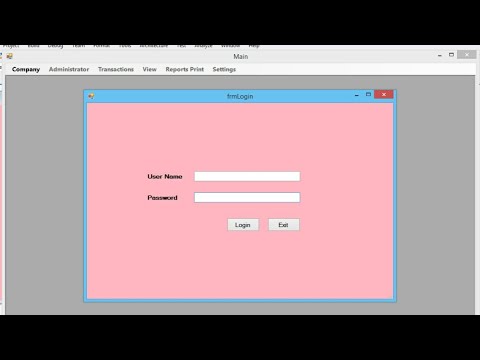 C# Login Form With Menu Strip Enabled and Disabled Using C# | Amandeep Bumrah