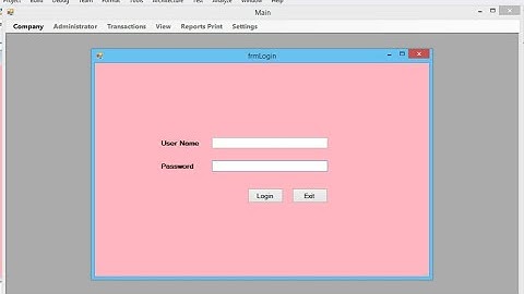 C# Login Form With Menu Strip Enabled and Disabled Using C# | Amandeep Bumrah