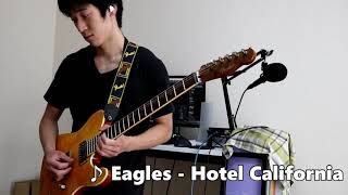 The eagles - hotel california solo cover by ray