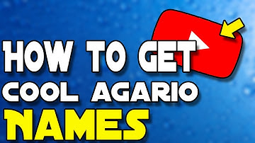 How to get COOL names on agar.io!!