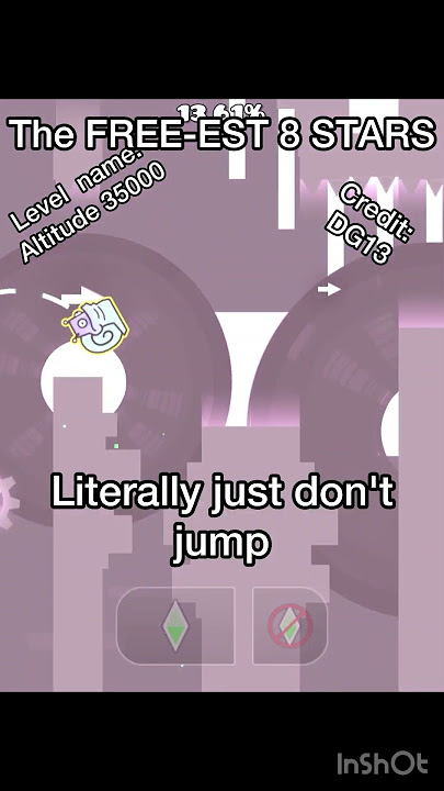 8 REALLY EASY STARS!!!!! #geometrydash #gd #shorts
