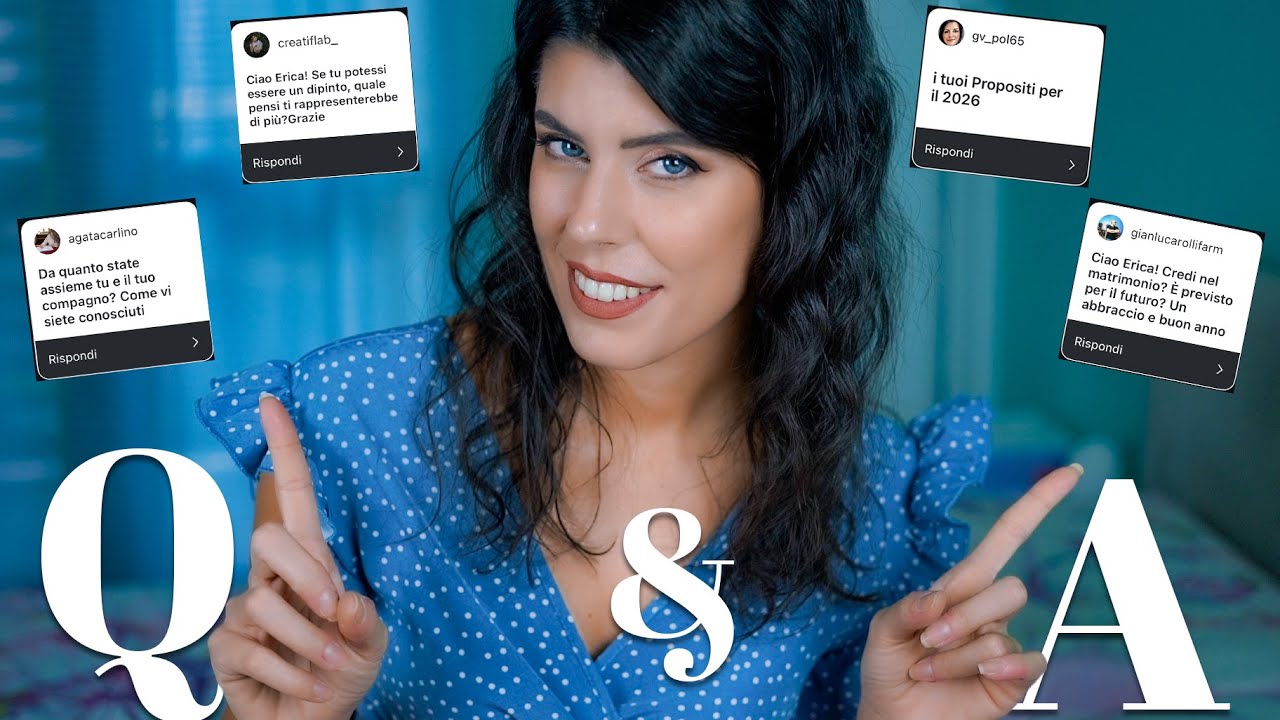 ASMR 🔮 Q&A: Matrimonio? Progetti? Epic Fail? • Rispondo alle vostre domande!