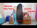 Easy tangle free volume long hair brushing  no hair fall  get silky thick long hair