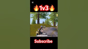 🔥1v3❤️‍🔥new short video #shorts #pubgmobile #shortsviral #shortsfeed