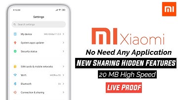 Hou To Use Mi Share Features In Redmi Device |Share Any File With High Speed