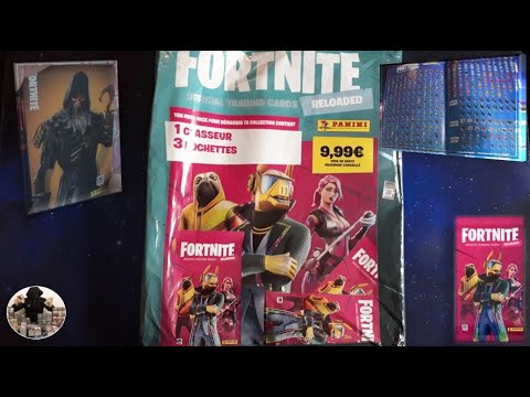 Opening of the Fortnite Reloaded Mega Pack, Fortnite Trading Cards, Panini